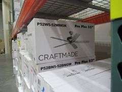LOT OF APPROX. (45) ASSORTED CRAFTMADE CEILING FANS