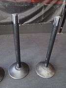Lot of (4) US Weight Crowd Control Barrier Stands