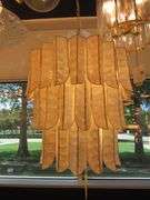 CHANDELIER OR PENDANT AS SHOWN * REFER TO PHOTOS * BUYER RESPONSIBLE FOR REMOVAL - BRING TOOLS AND LADDER AS ITEMS ARE CEILING MOUNTED 12'-14' CEILING HEIGHT*