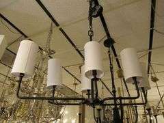 CHANDELIER OR PENDANT AS SHOWN * REFER TO PHOTOS * BUYER RESPONSIBLE FOR REMOVAL - BRING TOOLS AND LADDER AS ITEMS ARE CEILING MOUNTED 12'-14' CEILING HEIGHT*