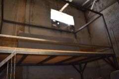 PORTABLE METAL SHELF WITH CONTENTS AS SHOWN - APPROX. 92" X 48" X 126"