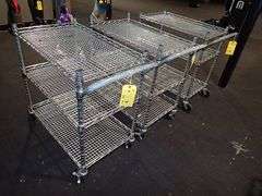 Seville Classics Metal NSF Cart w/ Three Shelves **sold 3X the money**