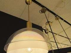 CHANDELIER OR PENDANT AS SHOWN * REFER TO PHOTOS * BUYER RESPONSIBLE FOR REMOVAL - BRING TOOLS AND LADDER AS ITEMS ARE CEILING MOUNTED 12'-14' CEILING HEIGHT*