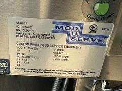 2011 MOD-U-SERVE MCT-HF2-MOD MODULAR HOT FOOD SERVING COUNTER