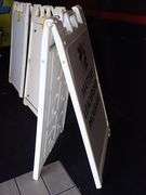 Signcade Deluxe Dual Sided Plastic A Frame Display Stand **sold 3X the money**