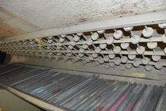 (2) ASSORTED ROLLER CONVEYOR SECTIONS AS SHOWN - APPROX. 120" X 24" *NO SUPPORT LEGS*