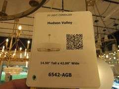 CHANDELIER OR PENDANT AS SHOWN * REFER TO PHOTOS * BUYER RESPONSIBLE FOR REMOVAL - BRING TOOLS AND LADDER AS ITEMS ARE CEILING MOUNTED 12'-14' CEILING HEIGHT*