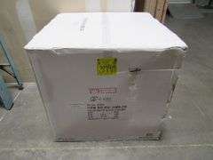 (1) BOX Z-LITE 918-30MB-CH MATTE BLACK & CHROME CHANDELIER