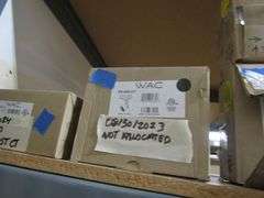 CONTENTS OF SHELF, ASSORTED WAC LIGHTING PRODUCTS, LED'S, BULBS, STRIP LIGHTS, ETC.