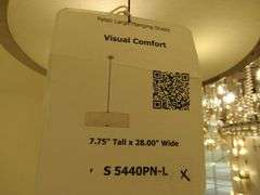 CHANDELIER OR PENDANT AS SHOWN * REFER TO PHOTOS * BUYER RESPONSIBLE FOR REMOVAL - BRING TOOLS AND LADDER AS ITEMS ARE CEILING MOUNTED 12'-14' CEILING HEIGHT*