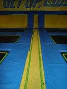 Dodgeball Trampoline Zone Approx. 50' X 25' X 12.5'