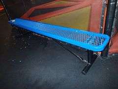 U-Line Heavy Duty Metal 8' Bench