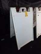 Signcade Deluxe Dual Sided Plastic A Frame Display Stand **sold 3X the money**