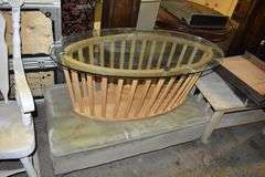 LARGE LOT OF ASSORTED FURNITURE, SHELVING AND MORE AS SHOWN