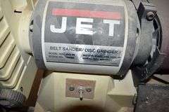 JET BELT SANDER/DISC GRINDER WITH JSG-96 3/4-HP 115-V S/N 80317684