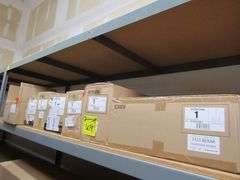 LOT OF (7) BOXES SAVOY HOUSE M10067MBK PENDANT, (1) M80045MBK VANITY, (1) M80055MBK VANITY, (1) 8-1830-3-332 VANITY, (1) M80056BN VANITY, (1) 8-3981-2-322 VANITY, (1) M60019MBK FLUSH MOUNT