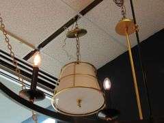 CHANDELIER OR PENDANT AS SHOWN * REFER TO PHOTOS * BUYER RESPONSIBLE FOR REMOVAL - BRING TOOLS AND LADDER AS ITEMS ARE CEILING MOUNTED 12'-14' CEILING HEIGHT*