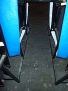 Mobile Bench Cafeteria Table 12'