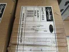 EUROFASE BENICIO 11-LIGHT CHANDELIER BLACK & MIX MDL. 46477-033, (sold 3x the money)