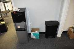CONTENTS OF OFFICE INCLUDING DESK, DECOR AND WATER COOLER
