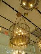 CHANDELIER OR PENDANT AS SHOWN * REFER TO PHOTOS * BUYER RESPONSIBLE FOR REMOVAL - BRING TOOLS AND LADDER AS ITEMS ARE CEILING MOUNTED 12'-14' CEILING HEIGHT*