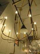CHANDELIER OR PENDANT AS SHOWN * REFER TO PHOTOS * BUYER RESPONSIBLE FOR REMOVAL - BRING TOOLS AND LADDER AS ITEMS ARE CEILING MOUNTED 12'-14' CEILING HEIGHT*