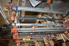EAGLE RACK WITH CLAMPS AND CONTENTS AS SHOWN, PORTABLE
