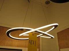 CHANDELIER OR PENDANT AS SHOWN * REFER TO PHOTOS * BUYER RESPONSIBLE FOR REMOVAL - BRING TOOLS AND LADDER AS ITEMS ARE CEILING MOUNTED 12'-14' CEILING HEIGHT*