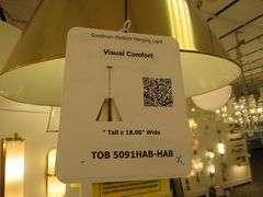 CHANDELIER OR PENDANT AS SHOWN * REFER TO PHOTOS * BUYER RESPONSIBLE FOR REMOVAL - BRING TOOLS AND LADDER AS ITEMS ARE CEILING MOUNTED 12'-14' CEILING HEIGHT*