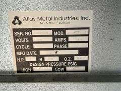 2011 MOD-U-SERVE MCT-FT3 MODULAR COUNTER W/ ATLAS METAL WCPT-3 REFRIGERATED PASS THROUGH DISPLAY CASE