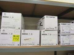 LOT OF (12) CRAFTMADE ASSORTED CEILING FANS, (2) SMART PHOEBE 60" #PHB60SB3, (1) MCCOY 52" #MCY52FB4, (5) INSPO 54" #INS54W3, (1) PRO PLUS 211 52" #P211BNK5-52DWGWN, (1) PHASE 5 52" #PHZ52FB5 & (1) SMART ENVY 60" #EVY60FBSB3
