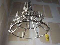 3-TIER CHANDELIER, LOCATED IN WAREHOUSE, BUYER NEEDS LADDER FOR REMOVAL