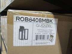 LOT, (2) QUOIZEL ROB8408MBK AND WVR8305EK