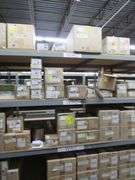 CONTENTS OF SHELF, ASSORTED WAC LIGHTING PRODUCTS, SMART FANS #F-060-MW, LED LIGHTS, SCONCES, LIGHT PENDANTS, ETC.