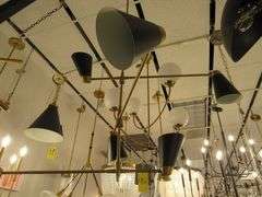 CHANDELIER OR PENDANT AS SHOWN * REFER TO PHOTOS * BUYER RESPONSIBLE FOR REMOVAL - BRING TOOLS AND LADDER AS ITEMS ARE CEILING MOUNTED 12'-14' CEILING HEIGHT*