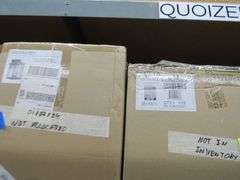 LOT, (11) ASSORTED QUOIZEL ITEMS - (3) DNB1616MBK, (4) ER1508IS, (1) VVJN9356PK, (2) WKF8411EK AND (1) WVR8405WY