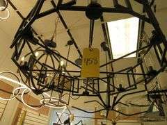 CHANDELIER OR PENDANT AS SHOWN * REFER TO PHOTOS * BUYER RESPONSIBLE FOR REMOVAL - BRING TOOLS AND LADDER AS ITEMS ARE CEILING MOUNTED 12'-14' CEILING HEIGHT*