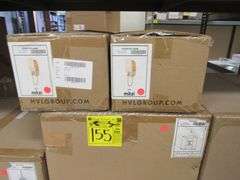 LOT OF (7) BOXES OF ASSORTED HUDSON VALLEY PRODUCTS, (2) PENDANTS #8916PN, (2) WALL SCONCES #H395101-AGB, (1) PENDANT #8615-OR, (1) PENDANT #6518-AGB & (1) PENDANT 615-AGB