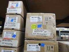 CONTENTS OF SHELF, ASSORTED WAC LIGHTING PRODUCTS, SMART FANS #F-060-MW, LED LIGHTS, SCONCES, LIGHT PENDANTS, ETC.