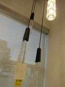 CHANDELIER OR PENDANT AS SHOWN * REFER TO PHOTOS * BUYER RESPONSIBLE FOR REMOVAL - BRING TOOLS AND LADDER AS ITEMS ARE CEILING MOUNTED 12'-14' CEILING HEIGHT*