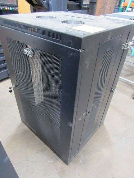 LOT, (1) TRIPP-LITE SMARTRACK ENCLOSURE CABINET & (1) WAVENET ENCLOSURE SERVER CABINET