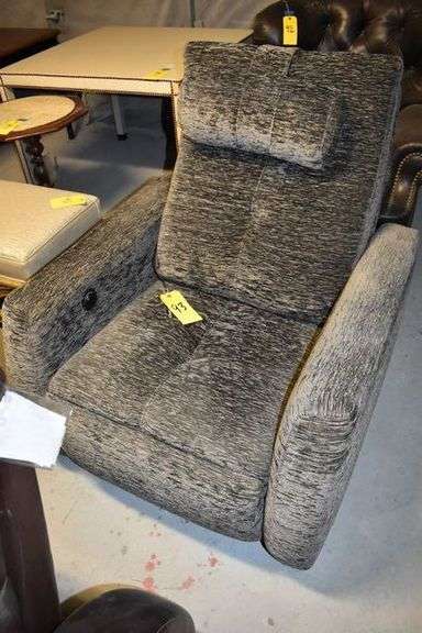 UPHOLSTERED RECLINER AS SHOWN, 110-V