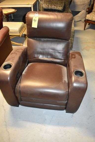 VINYL RECLINER AS SHOWN, 110-V