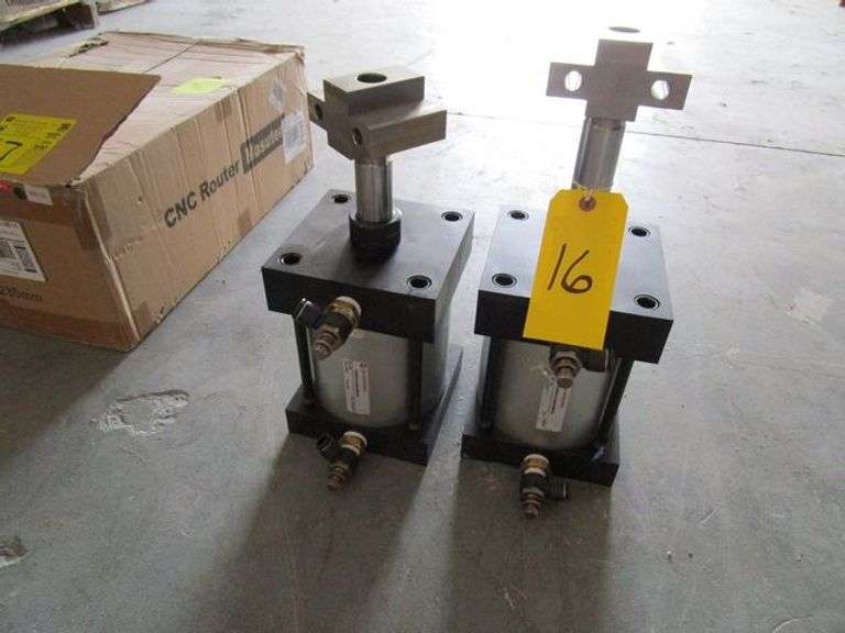 LOT, (2) NEW IMI NORGREEN PNEUMATIC AIR CYLINDERS A1633C1-6.00 X 4.000-PS