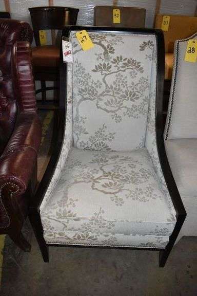 UPHOLSTERED HIGH BACK CHAIR