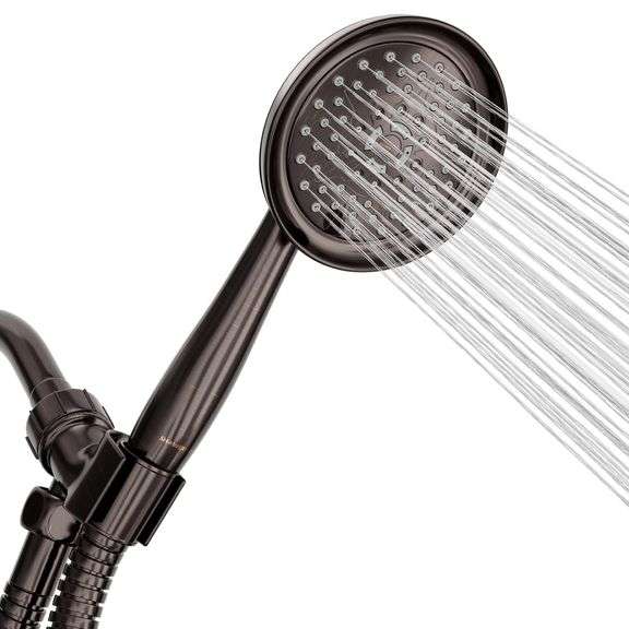 (NEW) CASE, SHOWER MAXX SHOWER HEAD SET MODEL B45115-ORB IN OIL RUBBED BRONZE - (20) PER CASE  **sold 7X the money**