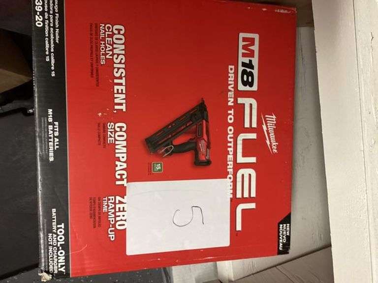 MILWAUKEE NAIL GUN * TOOL ONLY 2839-20