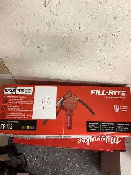 FILL-RITE ROTARY HAND PUMP FR112