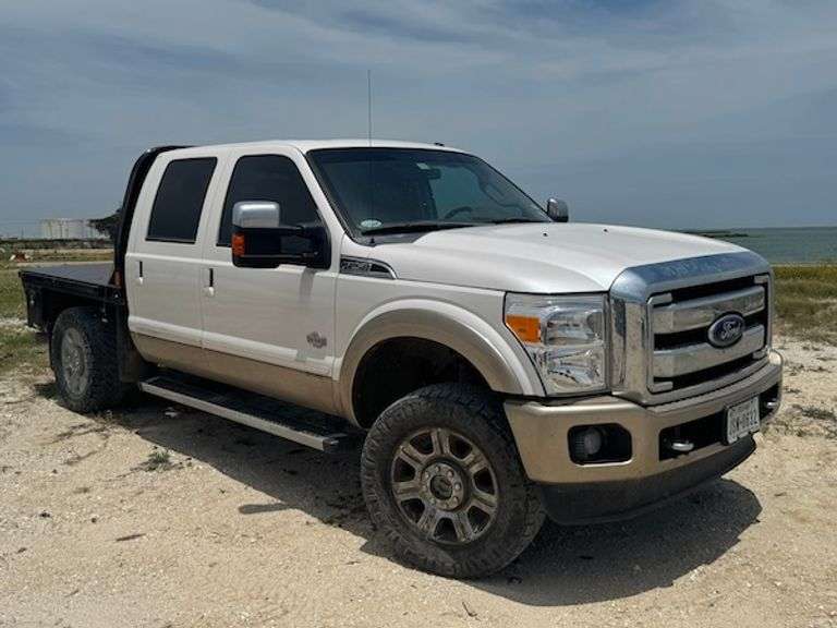 2012 FORD F-250 LARIAT SUPER DUTY KING RANCH DIESEL VIN 1FT7W2BT3CEC82075