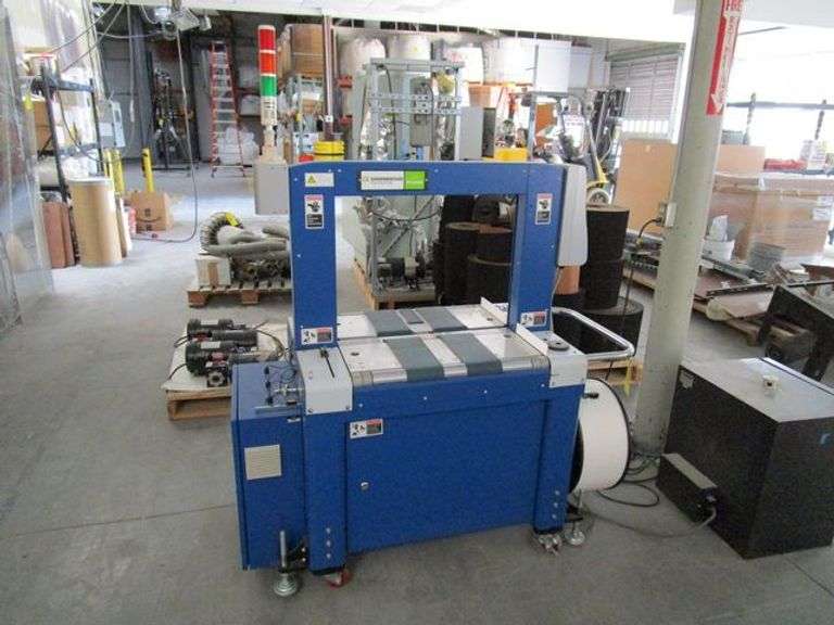 GREENBRIDGE PORTABLE PACKAGE STRAPPER MDL PC2000 S/N 100568 110-V (NEW ...